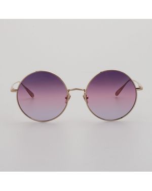 Linda Farrow Bea Sunglasses - Purple