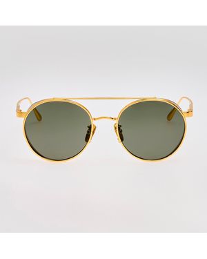 Linda Farrow Conor Sunglasses - Brown