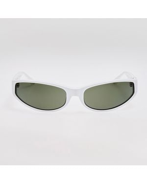 Linda Farrow Etain Sunglasses - Green