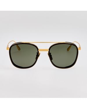 Linda Farrow Varo Sunglasses - Brown
