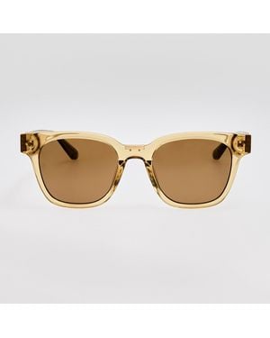 Linda Farrow Sanchez Sunglasses - Brown