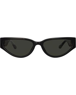 Linda Farrow Tomie Sunglasses - Black