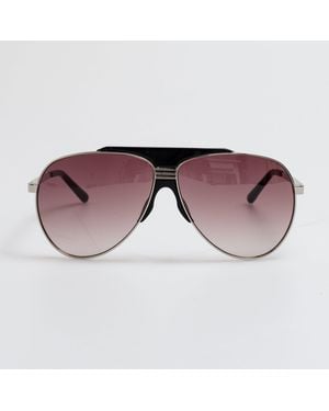 The Attico Aviator Sunglasses - Brown