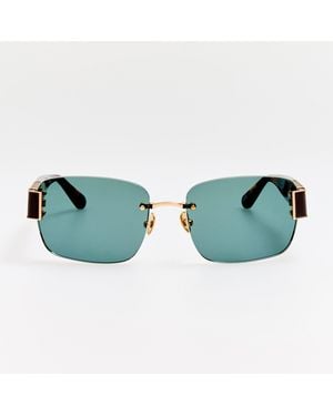 Linda Farrow Jessica Sunglasses - Green