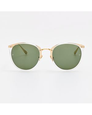 Linda Farrow Calthorpe Sunglasses - Green