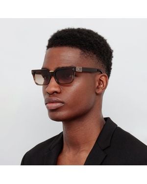 Angular aviator sunglasses hot sale