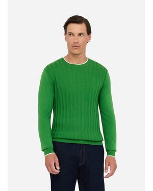 Liu Jo Liu Jo Pull En Coton Et Soie - Vert