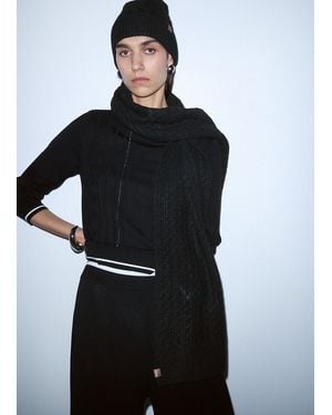 Liu Jo Conjunto Coordinado De Gorro Y Bufanda - Negro