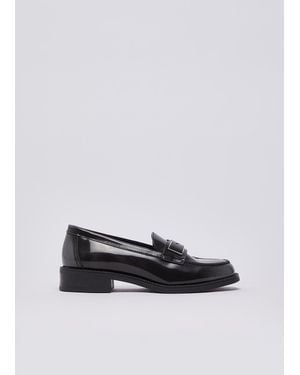 Liu Jo Loafer Aus Gebürstetem Leder - Weiß