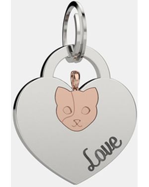 Liu Jo Pulsera Con Colgante De Gato - Blanco