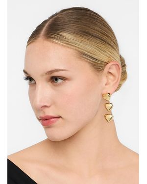 Liu Jo Pendientes Largos Con Corazón - Neutro