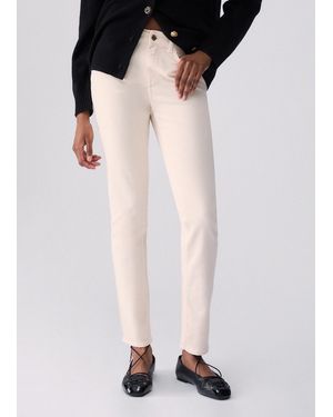 Liu Jo Skinny-Hose Mit Gürtel - Schwarz