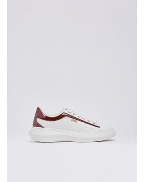 Liu Jo Zapatillas De Cuero - Blanco
