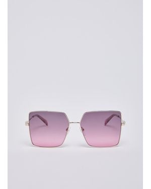 Liu Jo Gafas De Sol Cuadradas De Gran Tamaño - Morado