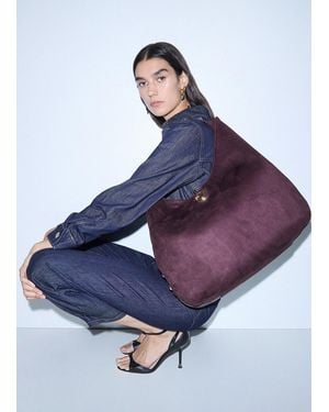 Liu Jo Große Hobo-Tasche Mit Nieten - Blau