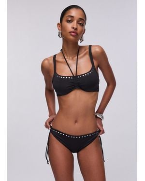 Liu Jo Bikini Top Con Ferretto E Slip - Nero