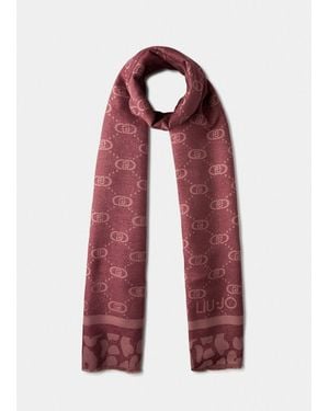 Liu Jo Stola Con Logo - Rosso