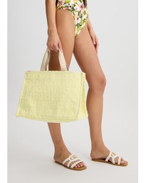 Liu Jo Liu Jo Borsa Tote Jacquard Gialla - Giallo