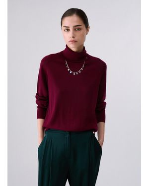 Liu Jo Col Roulé En Laine Avec Bracelet - Rouge