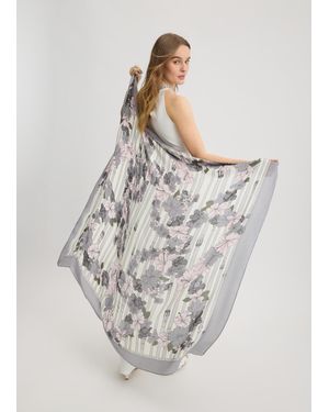Liu Jo Liu Jo Foulard Nero A Fiori - Bianco