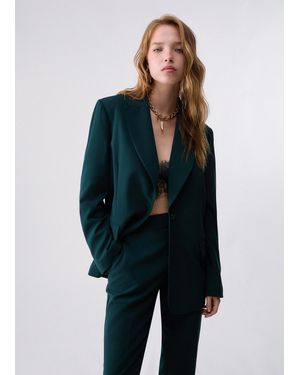 Liu Jo Blazer De Franela - Azul