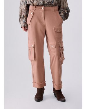 Liu Jo Pantalones De Trabajo Con Bolsillos - Neutro