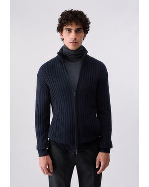 Liu Jo Cardigan Aus Wolle Und Kaschmir - Blau