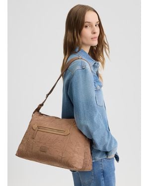 Liu Jo Liu Jo Große Hobo-Bag Aus Nylon - Blau