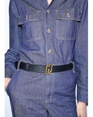 Liu Jo Cintura Con Logo Monogram - Blu