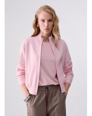 Liu Jo Cárdigan Con Cremallera - Rosa