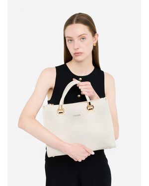 Liu Jo Liu Jo Borsa Satchel Media Con Logo - Neutro