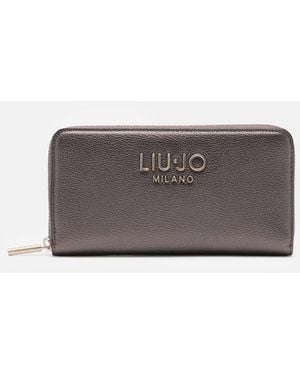 Liu Jo Portafoglio Grande Zip Around - Bianco