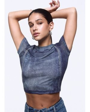 Liu Jo Camiseta Corta - Azul