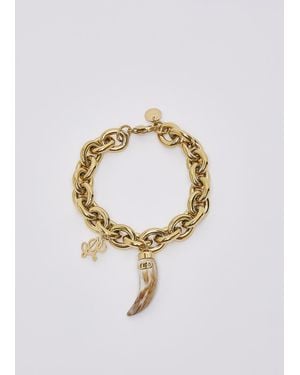 Liu Jo Bracciale Con Pendente Corno - Metallizzato