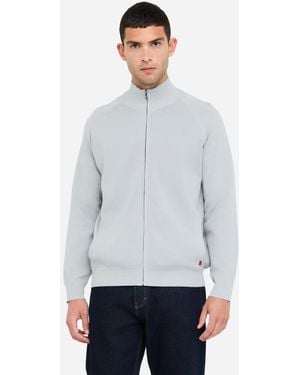 Liu Jo Liu Jo Cardigan En Coton Avec Zip - Gris