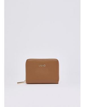 Liu Jo Portafoglio Piccolo Con Zip - Bianco