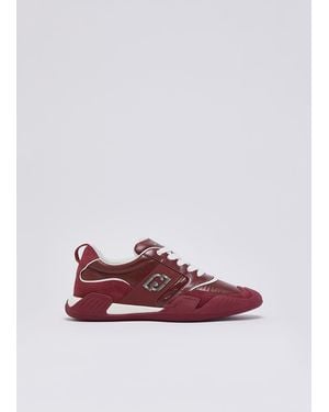Liu Jo Zapatillas De Nylon Y Charol - Morado