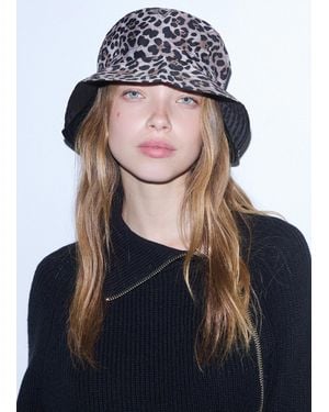 Liu Jo Nylon-Glockenhut Mit Animal-Print - Blau