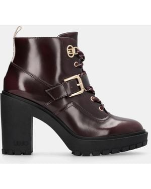Liu Jo Liu Jo Stiefelette Aus Aufgerautem Leder - Weiß