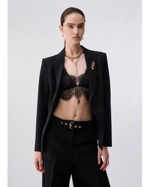 Liu Jo Blazer Con Dettaglio Zip - Nero
