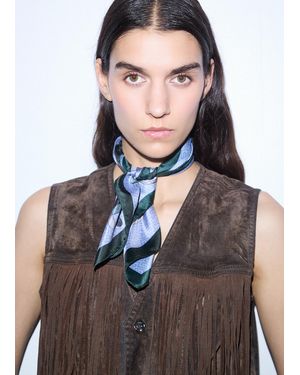 Liu Jo Kleines Tuch Mit Print - Blau