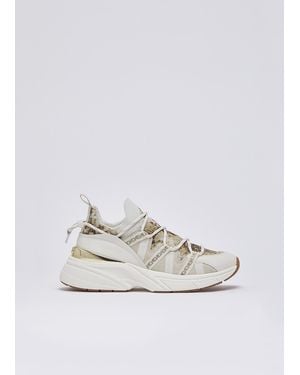 Liu Jo Sock-Sneakers Mit Python-Print - Weiß