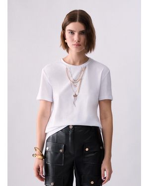 Liu Jo T-Shirt Con Estampado - Blanco