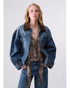 Liu Jo Chaqueta De Denim Oversize - Azul