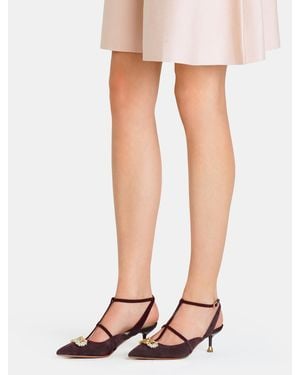 Liu Jo Liu Jo Sling Back Con Logo Gioiello - Bianco