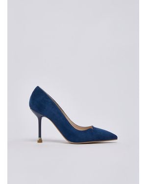 Liu Jo Zapatos De Salón En Ante - Azul