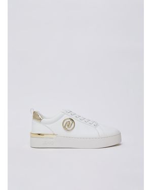Liu Jo Sneakers Con Maxi Logo - Blanco