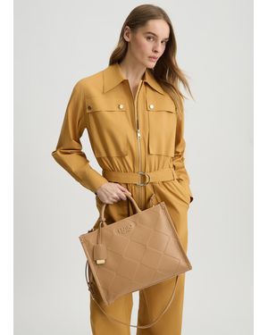 Liu Jo Liu Jo Mittelgroße Handtasche Mit Anhänger - Natur