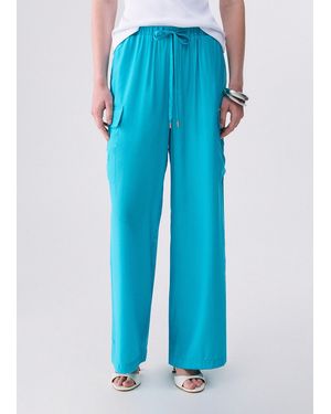 Liu Jo Pantalón Cargo - Azul
