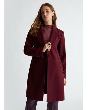 Liu Jo Liu Jo Cappotto In Misto Lana - Rosso